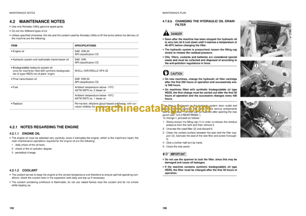 Komatsu SK815-5 Turbo Skid Steer Loader Operation and Maintenance Manual (WEAM004500) - Image 4