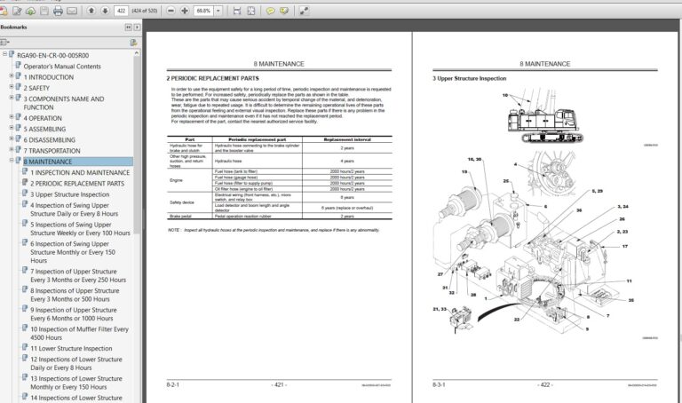 06000-7022 Hydraulic Crawler Crane Operator's Manual (SL-N SL-T Specifications)