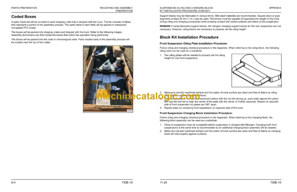Komatsu 730E-10 Dump Truck Field Assembly Manual (CEAW012008) - Image 4