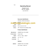 Liebherr PR 724L, PR 724XL, PR 724LGP Crawler Dozer Operating Manual (From SN 13743)
