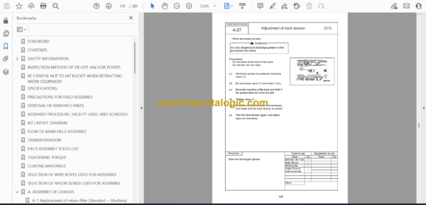 Komatsu PC950-11E0, PC950LC-11E0 Hydraulic Excavator Field Assembly Manual (GEN00268-03) - Image 2