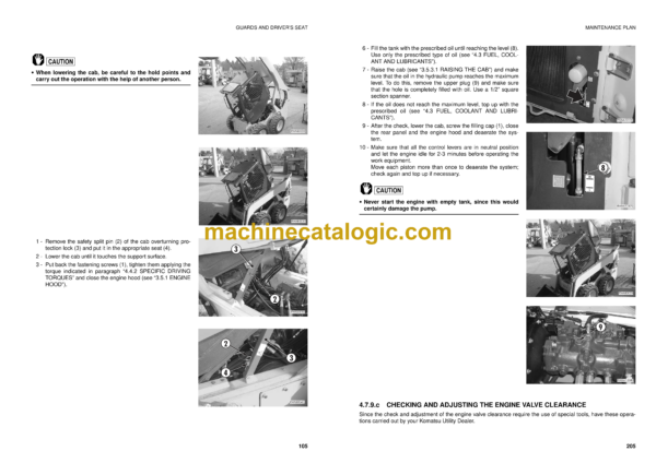 Komatsu SK820-5 Turbo Skid Steer Loader Operation and Maintenance Manual (WEAM005100) - Image 3