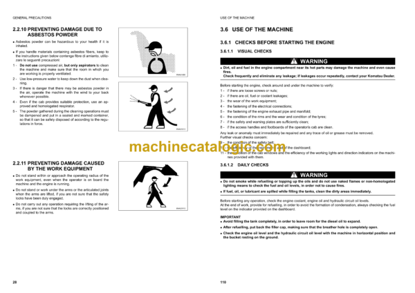 Komatsu SK815-5 Turbo Skid Steer Loader Operation and Maintenance Manual (WEAM005004) - Image 4