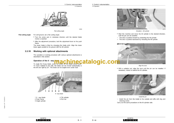 Liebherr PR 724L, PR 724XL, PR 724LGP Crawler Dozer Operating Manual (From SN 13743) - Image 4