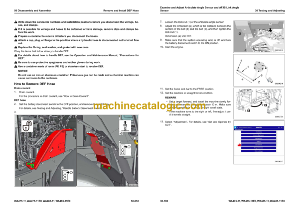 Komatsu WA475-11, WA475-11E0, WA485-11, WA485-11E0 Wheel Loader Shop Manual (SEN06986-03) - Image 3