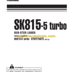 Komatsu SK815-5 Turbo Skid Steer Loader Operation and Maintenance Manual (WEAM005005)
