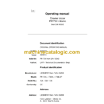 Liebherr PR 734L, PR 734XL, PR 734LGP Crawler Dozer Operating Manual (From SN 10040)