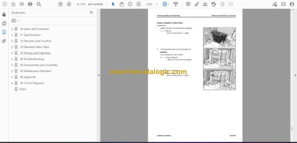 Komatsu D475A-8, D475Ai-8 Bulldozer Shop Manual (SEN06989-02) - Image 2