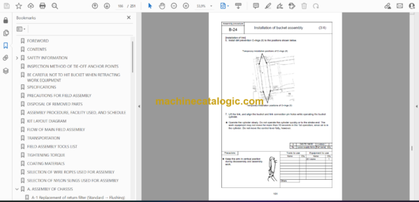 Komatsu PC950-11E0, PC950LC-11E0 Hydraulic Excavator Field Assembly Manual (GEN00268-03) - Image 4