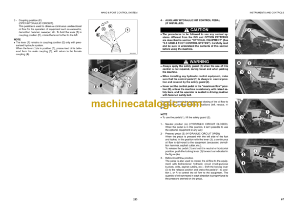 Komatsu SK815-5 Turbo Skid Steer Loader Operation and Maintenance Manual (WEAM005005) - Image 3