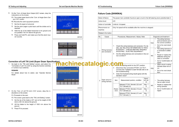 Komatsu D475A-8, D475Ai-8 Bulldozer Shop Manual (SEN06989-02) - Image 3