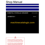 Komatsu JMHB870V-1 Hydraulic Breaker Shop Manual (SEN06681-07)