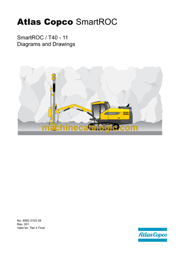 Atlas Copco SmartROC T45-10LF Tier 3 Diagrams and Drawings Manual