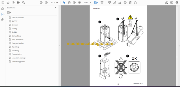 Komatsu JMHB870V-1 Hydraulic Breaker Shop Manual (SEN06681-07) - Image 2