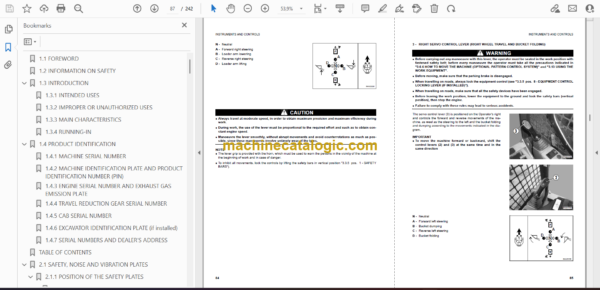 Komatsu SK815-5 Skid Steer Loader Operation and Maintenance Manual (WEAM003405) - Image 2