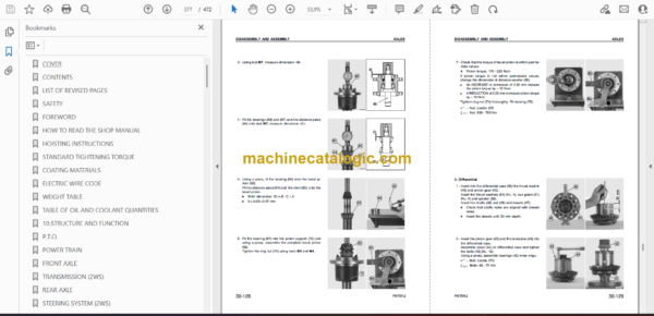 Komatsu PW75R-2 Hydraulic Excavator Shop Manual (WEBM001601) - Image 2
