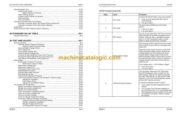 Komatsu 830E-5 Dump Truck Shop Manual (CEBM036804) - Image 3