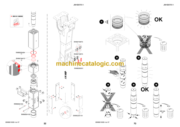 Komatsu JMHB870V-1 Hydraulic Breaker Shop Manual (SEN06681-07) - Image 3