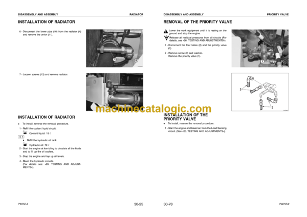 Komatsu PW75R-2 Hydraulic Excavator Shop Manual (WEBM001601) - Image 4