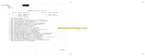 Hitachi R100-310HDT Parts Catalog - Image 2