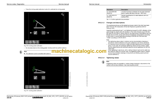 Liebherr LR 636 Crawler Loader Service Manual [1275_12777_09-2019] - Image 4