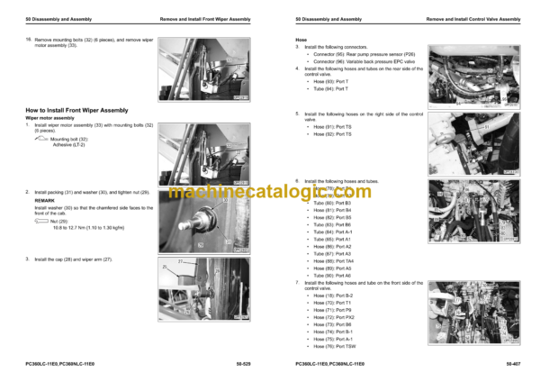 Komatsu PC360LC-11E0, PC360NLC-11E0 Hydraulic Excavator Shop Manual (UENBM00711) - Image 4