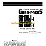 Komatsu BR100J-1, BR100R-1 Mobile Crusher Operation and Maintenance Manual (SEAM012200)
