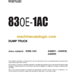 Komatsu 830E-1AC Dump Truck Shop Manual (CEBM027403)