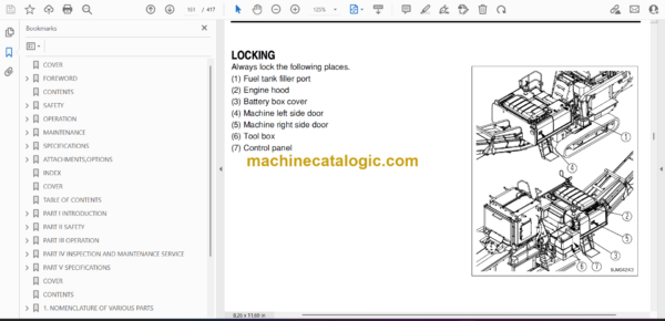 Komatsu BZ210-1 Galeo Mobile Soil Recycler Operation and Maintenance Manual (SEAM048202T) - Image 4