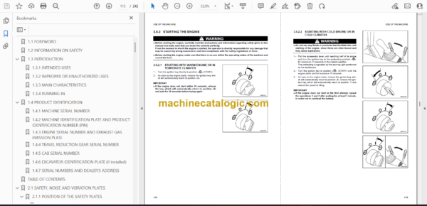 Komatsu SK815-5 Skid Steer Loader Operation and Maintenance Manual (WEAM003406) - Image 2
