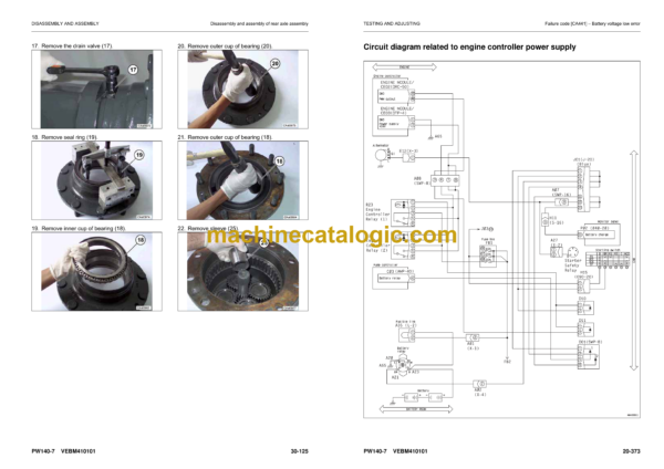 Komatsu PW140-7 Hydraulic Excavator Shop Manual (VEBM410101) - Image 4