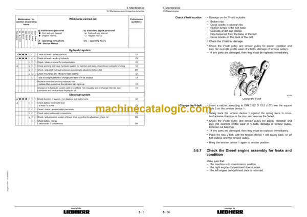 Liebherr PR714XL, PR714LGP Crawler Dozer Operating Manual (From SN 150490) - Image 4