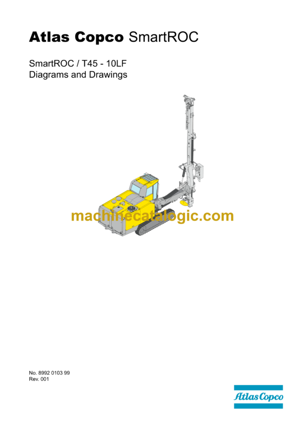 Atlas Copco SmartROC T45-10LF Diagrams and Drawings Manual