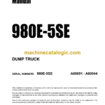Komatsu 980E-5SE Dump Truck Field Assembly Manual (CEAW013605)