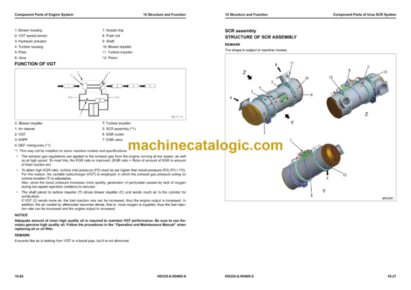 Komatsu HD325-8, HD405-8 Dump Truck Shop Manual (SEN06618-19) - Image 3