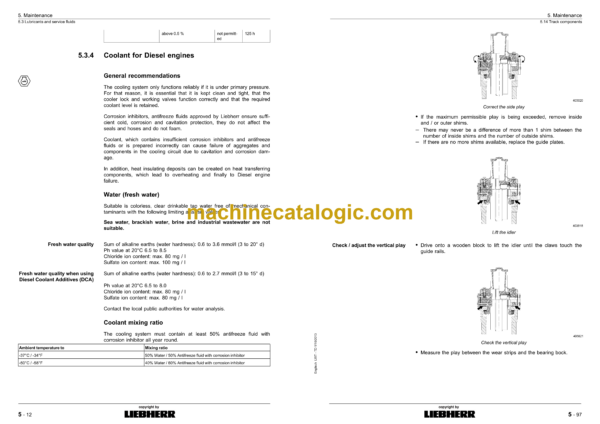 Liebherr PR 744L, 744LGP Crawler Dozer Operating Manual (From SN 10201) - Image 4
