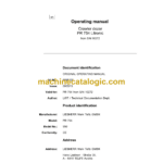 Liebherr PR 754 Litronic Crawler Dozer Operating Manual (From SN 10272)