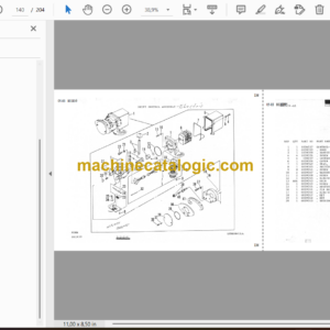 Hitachi R50-305LDT Parts Catalog