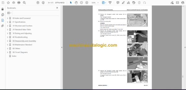 Komatsu WA800-8, WA900-8 Wheel Loader Shop Manual (SEN06799-16) - Image 2