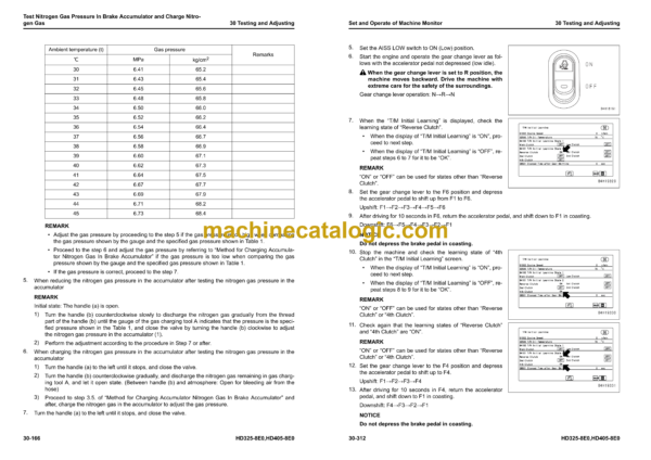 Komatsu HD325-8E0, HD405-8E0 Dump Truck Shop Manual (SEN06745-13) - Image 3