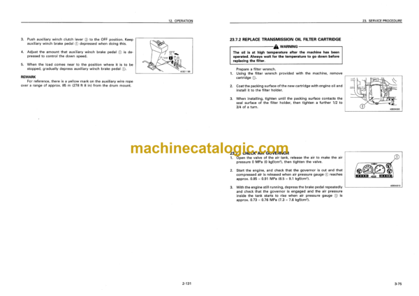 Komatsu LW250-5 Rough Terrain Crane Operation and Maintenance Manual (SEAM011402) - Image 4