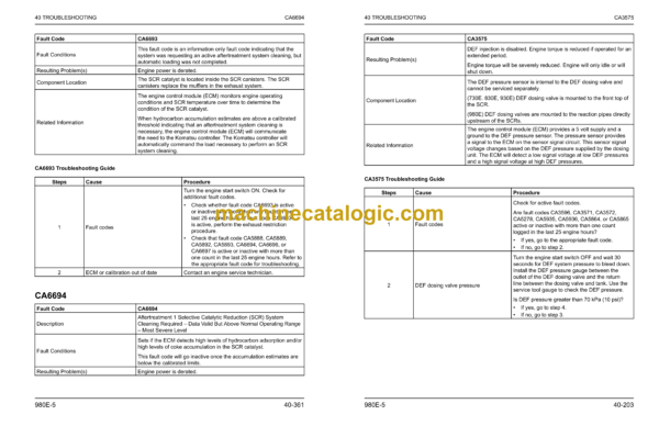 Komatsu 980E-5 Dump Truck Shop Manual (CEBM037304) - Image 4
