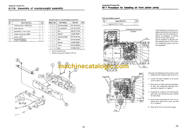 Komatsu WD900-3 Wheel Dozer Field Assembly Manual (SEAW002501) - Image 4