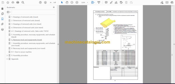 Komatsu HM400-5E0 Articulated Dump Truck Field Assembly Manual (GEN00191-07) - Image 3
