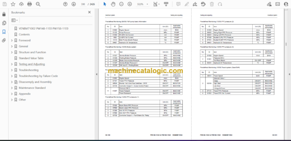 Komatsu PW148-11E0, PW158-11E0 Wheeled Excavator Shop Manual (VENBM71002) - Image 2