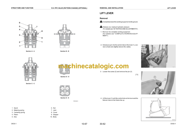 Komatsu CK35-1 Crawler Skid Steer Loader Shop Manual (WEBM007100) - Image 4