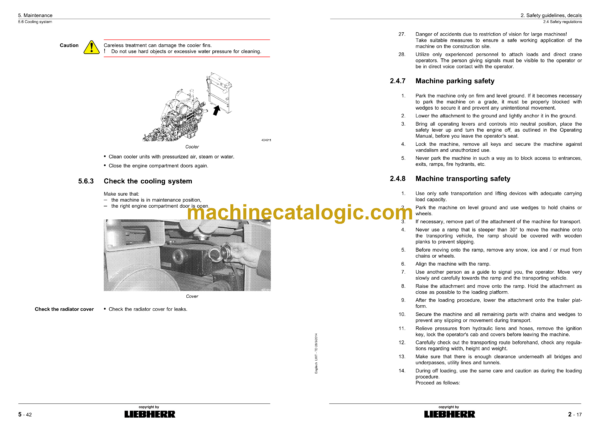 Liebherr PR 754 Litronic Model No.990 Crawler Dozer Operating Manual (From SN 13743) - Image 4