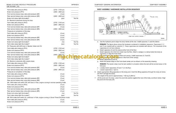 Komatsu 930E-5 Dump Truck Field Assembly Manual (CEAW014100) - Image 4