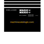 Komatsu WA800-8, WA900-8 Wheel Excavator Shop Manual (SEN06799-15)