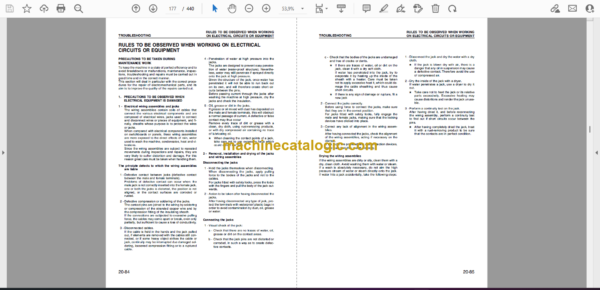 Komatsu PW95-1 Hydraulic Excavator Shop Manual (WEBMPW9500) - Image 3